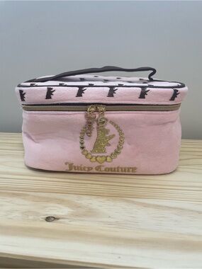Juicy Couture Pink Velvet Makeup Bag